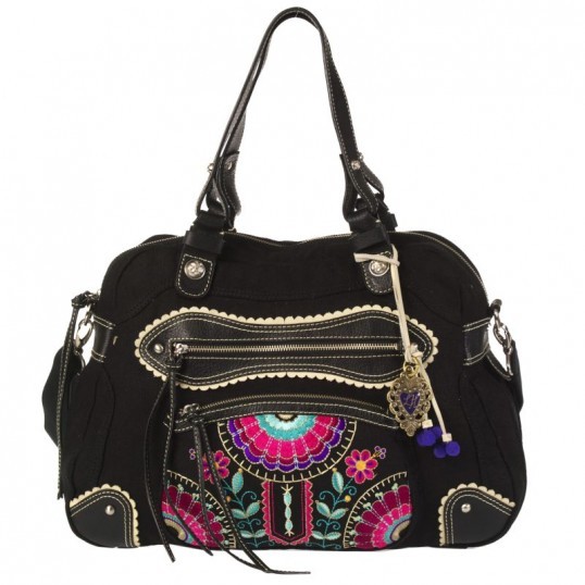 Leontine Hagoort Tasche Tierra Carry All Schwarz Black