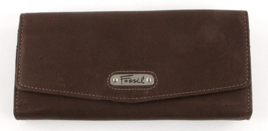Fossil Wallet Geldb�rse Portemonnaie Olivia Braun Espresso