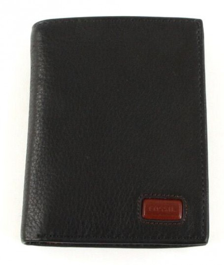 Fossil Combi Wallet Geldb&ouml;rse Portemonnaie Wallace Schwarz Black