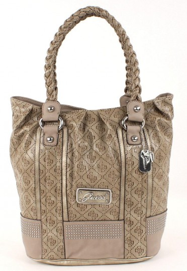GUESS Shopper Tasche Handtasche Schultertasche Perla Beige Stone