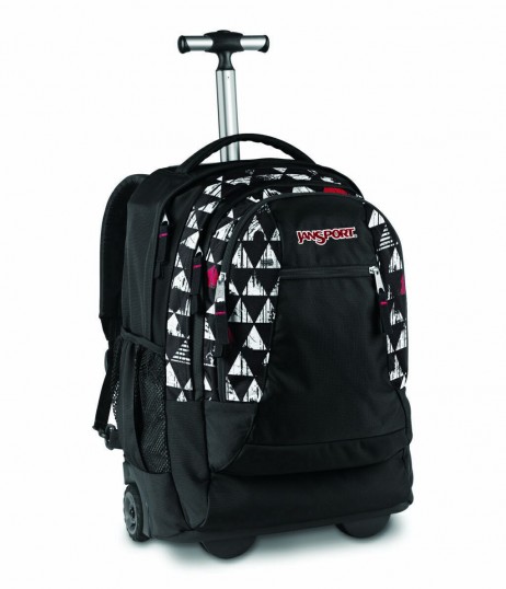 JANSPORT Driver 8 Rucksack Trolley Performance Antics Schwarz Wei&szlig;