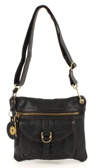 Fossil Crossbody Tasche Schultertasche Sasha Schwarz Black