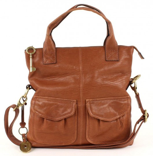 FOSSIL+LEDER+TASCHE+SCHULTERTASCHE+HANDTASCHE+BRAUN+NEU eBay