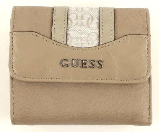 GUESS Scent City Small Zip Around - Stone