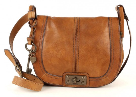 Fossil Vintage Re Issue II Flap Crossbody - Camel