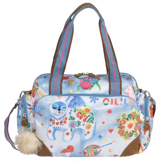 Oilily Russian Tale M Carry All - Petrol