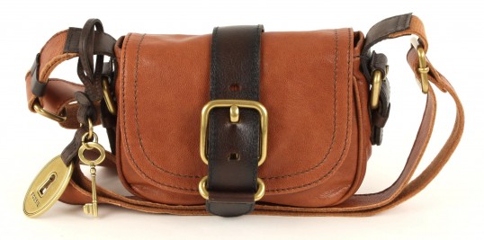 Fossil Emory Small Flap - Saddle