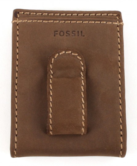 Fossil Marcus ID Bifold - Brown