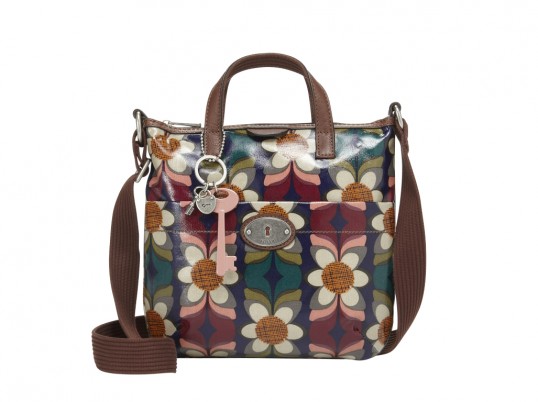 Fossil Key Per Crossbody - Purple Multi
