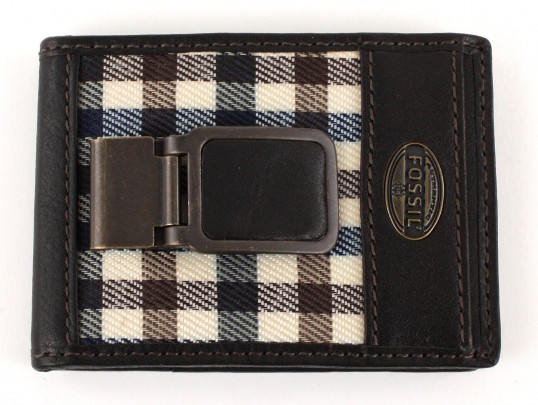 Fossil Estate ID Bifold - Plaid