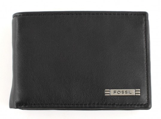 Fossil Evans Small International Bifold - Black