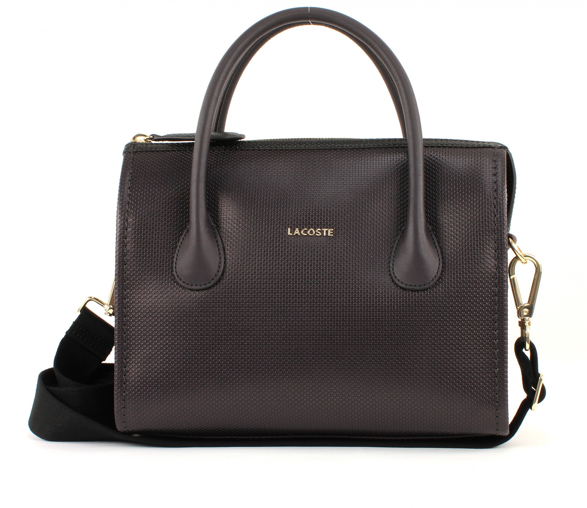 Lacoste Institutionnelle Small Boston Bag Shoulder Bag Leather Women