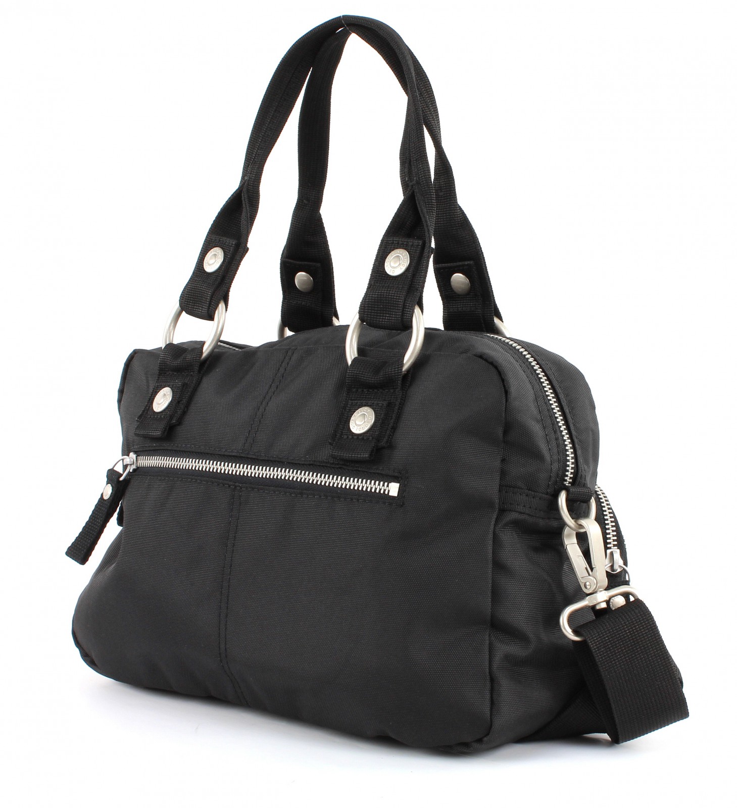 Gina & Lucy+Nylon+side Saddle+Bag Shoulder Bag+Handbag+black eBay