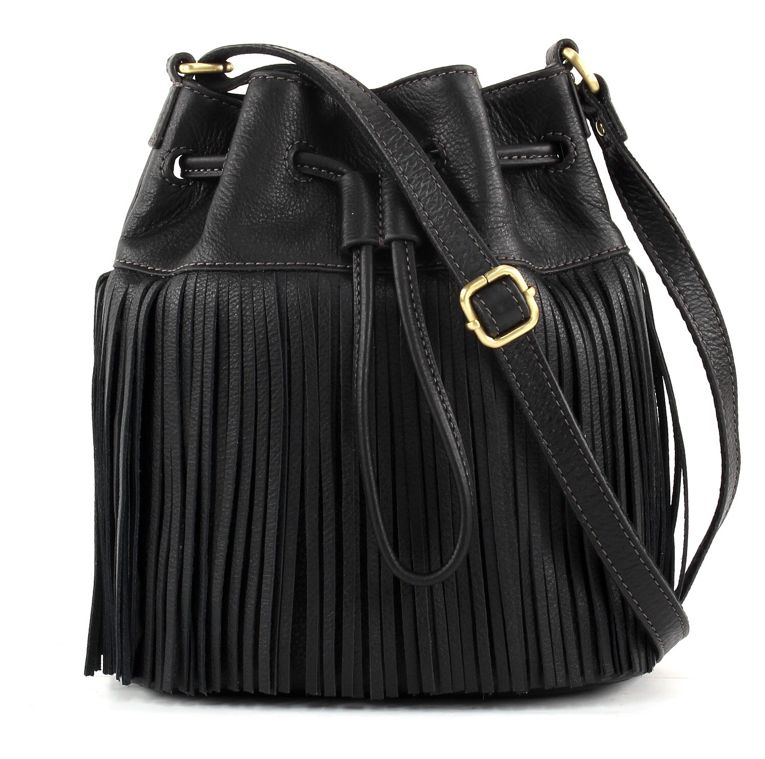 fossil cross bag jules fringe drawstring black ebay fossil cross bag jules fringe drawstring black ebay