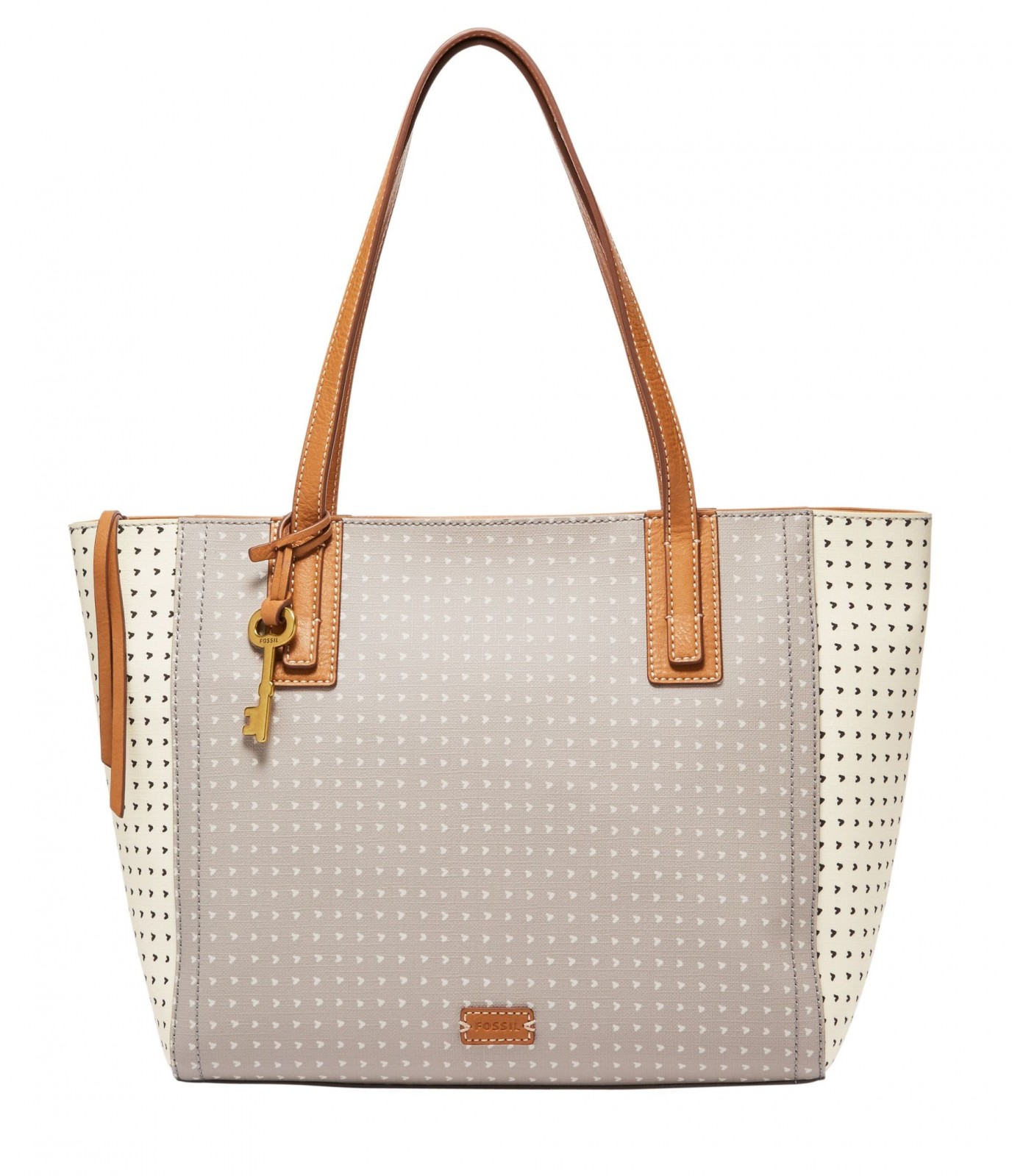 fossil tote shopper schultertasche tasche grey fossil tote shopper schultertasche tasche grey